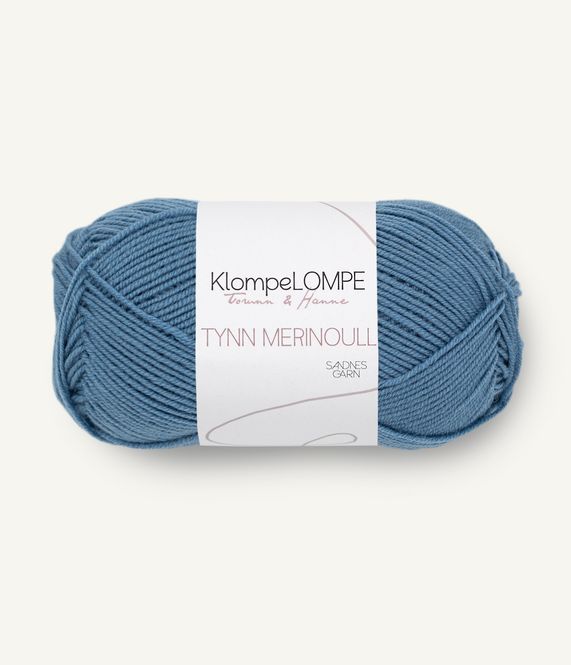 Hovedbilde 6033 KlompeLOMPE Tynn Merinoull Jeansblå